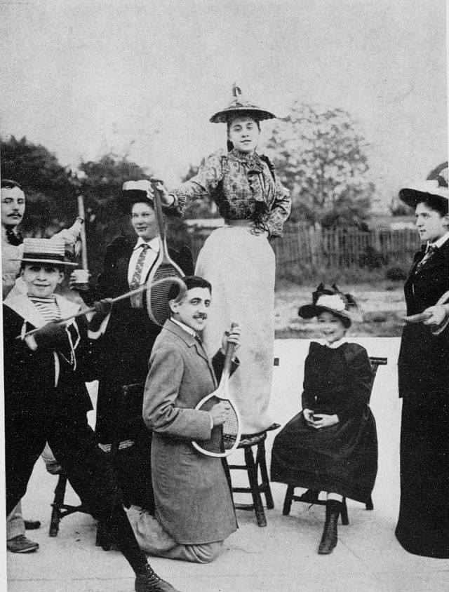 Proust no tenis, boulevard Bineau, cuns amigos Callu, Florence,Lethève, Jacques (1914-1992). Marcel Proust : [