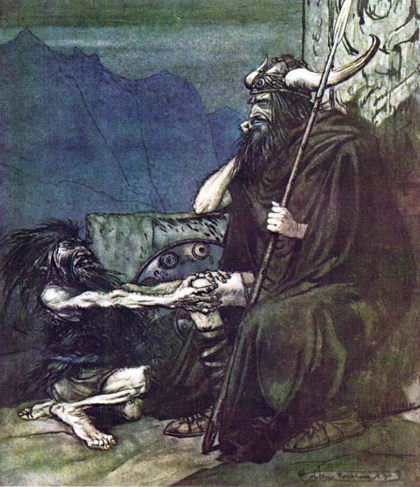 Os nibelungos, por Rackham