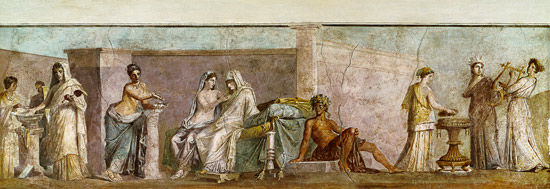 Vodas aldobrandinas (fresco romano). Aldobrandini_wedding