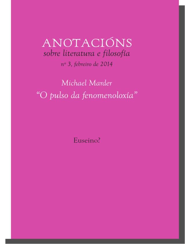 O pulso da fenomenoloxía