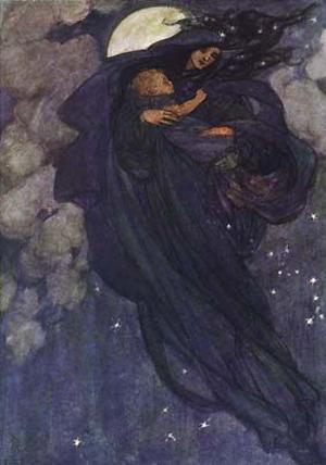 Ilustración de Florence Harrison blue star light fairy child