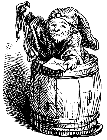 Ilustración de Lorenz Frolich para un conto de Andersen Illustration made for the fairy-tale Flyttedagen by Hans Christian Andersen