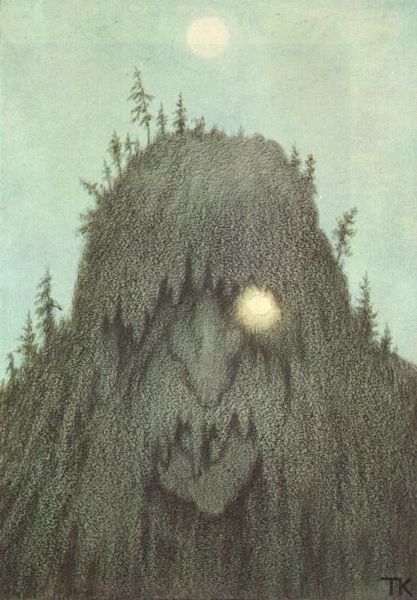 Troll da fraga, por Theodor Severin Kittelsen Kittelsen_ForestTroll