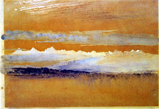 "Alborada en Neuchatel", por John Ruskin image