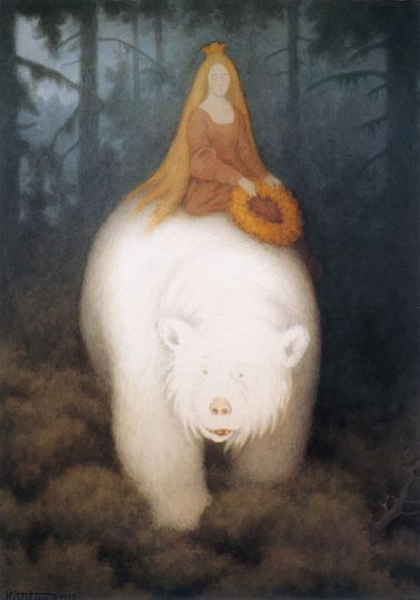 Ilustración de Theodor Kittelsen para "Kvitebjørn Kong Valemon" (1912) TheodorKittelsen-KvitebjørnKongValemon(1912)