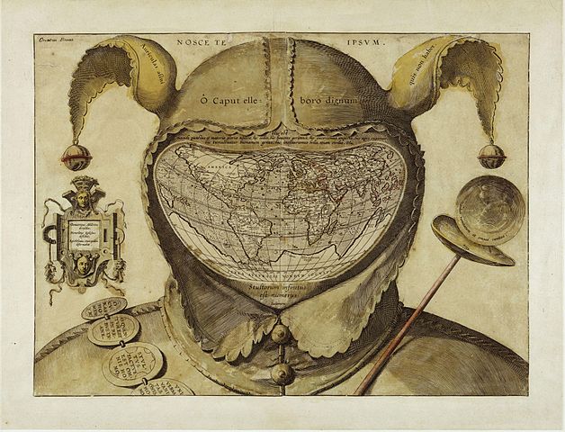 "A cabeza tola co mapa do mundo", un dos grandes misterios da cartografía occidental, contra 1580-1590 image
