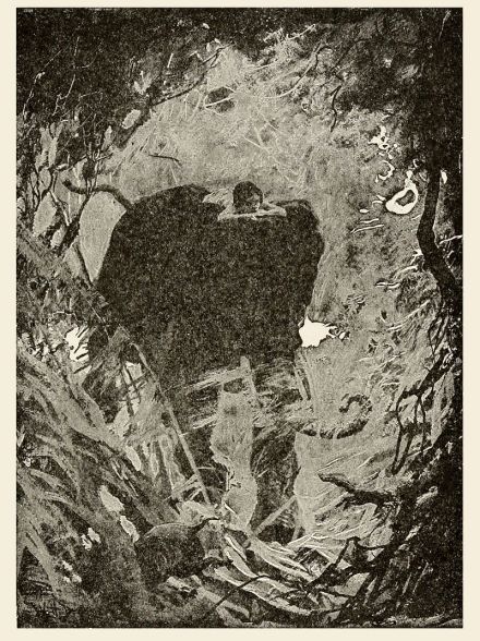 Ilustración de John Lockwood Kipling para "O libro da selva", de Rudyard Kipling