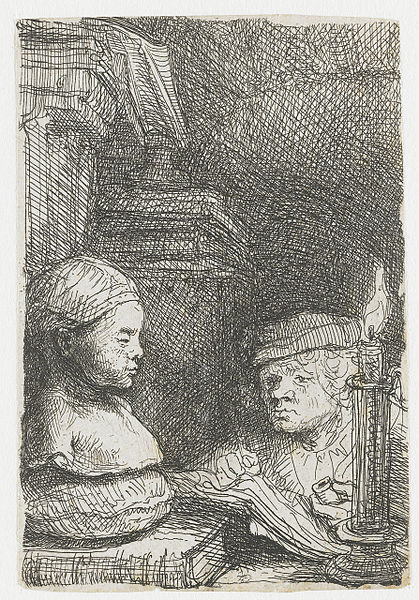 Debuxo de Rembrandt.