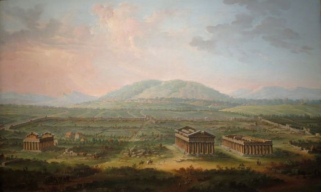 Vista de Paestum (1759), por Antonio Joli