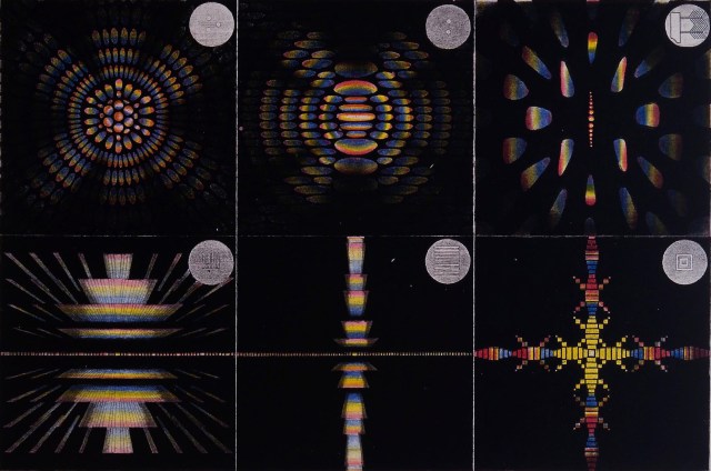 Cristais ópticos amosando interferencia das cores. Coloreado por R. H. Digeon, ca. 1883, a partir de J. Silbermann