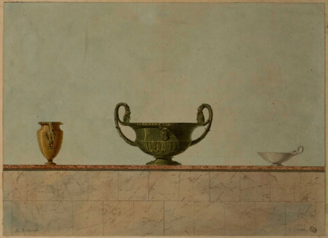 Decoracións arquitecturais, "carnets" de Jacques Ignace Hittorff (1792-1867)